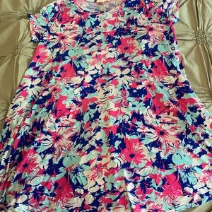 Small floral swing dress